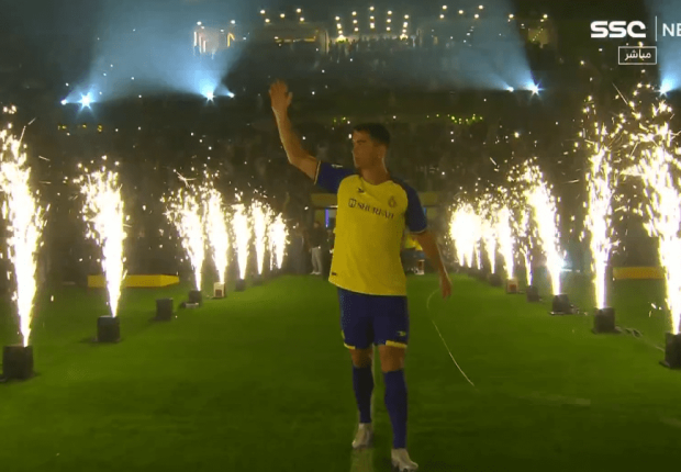 رونالدو لاعب لنادي النصر السعودي
