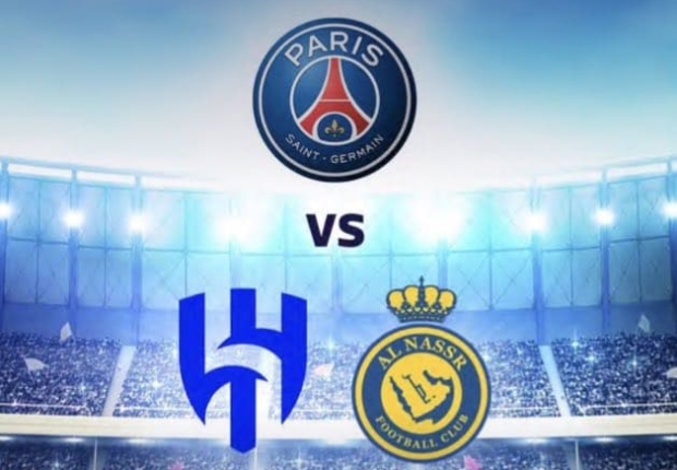 نجوم الهلال و النصر أمام باريس سان جرمان على كأس موسم الرياض