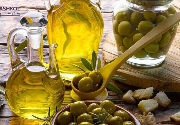 زيت الزيتون على الريق