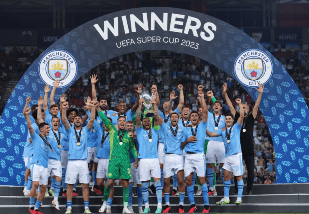 مانشستر سيتي بطلا للسوبر الأوروبي