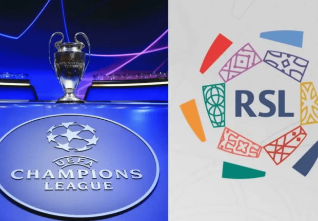 دوري روشن السعودي و دوري ابطال أوروبا