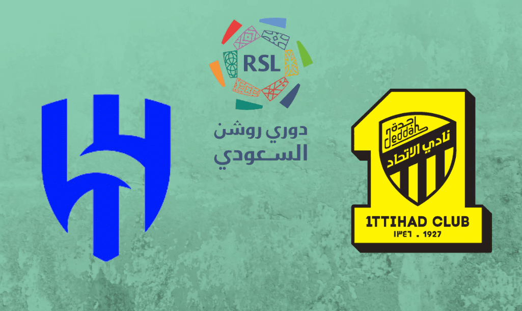 كلاسيكو السعودية الهلال ضد الاتحاد في دوري روشن السعودي