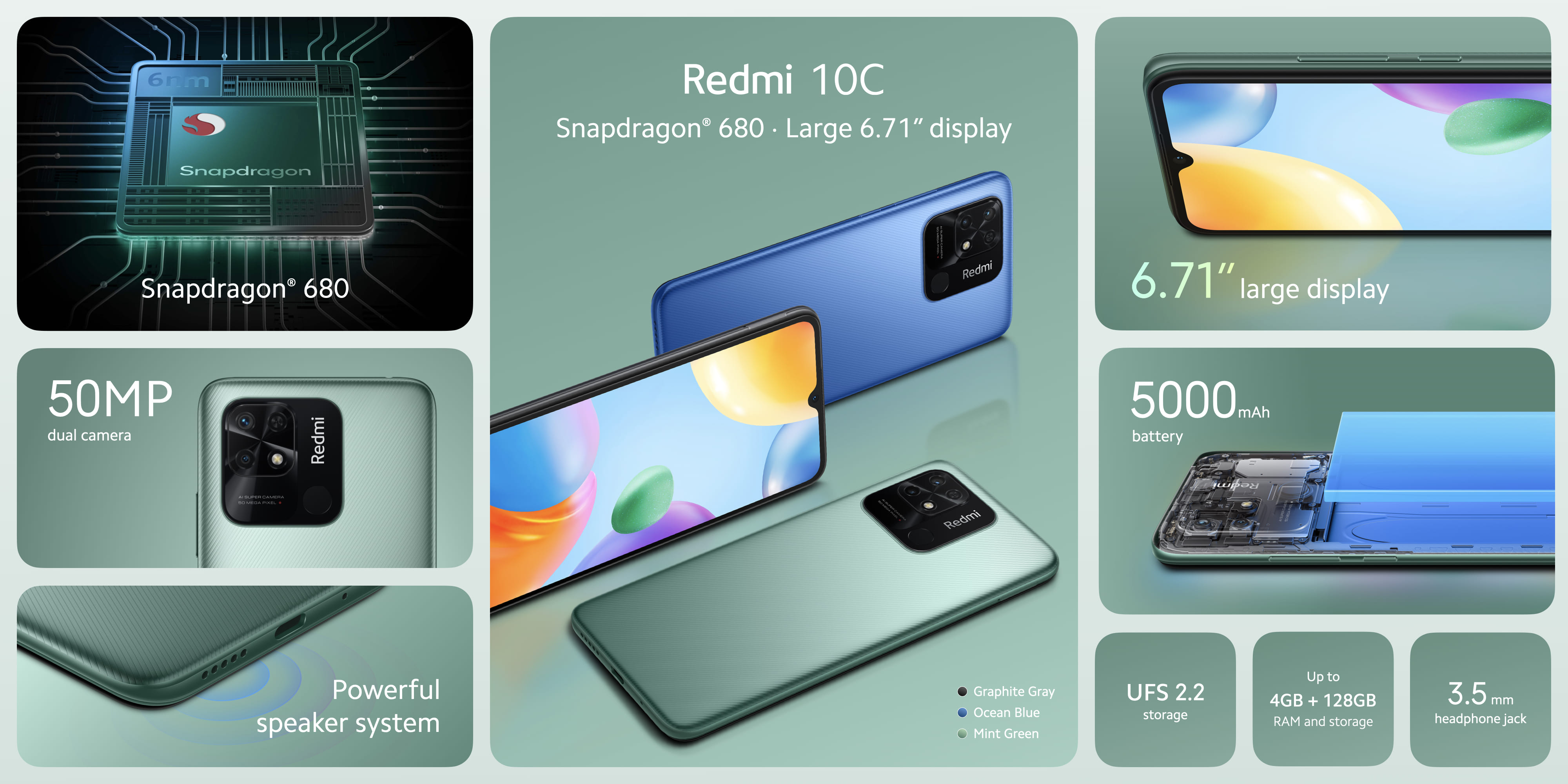 مواصفات redmi 10a